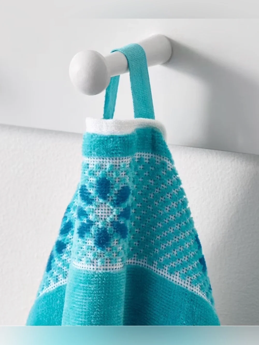 Seashells and Starfish Blue Turquoise Beach Towel